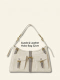 Mulberry Roxanne shoulder bag chocolate suede - British product