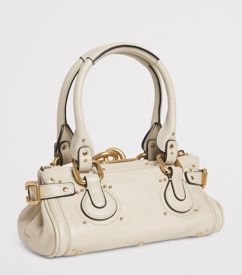 Chloé small leather Paddington top-handle handbag, imported from the UK