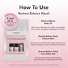 Tisserand Restore Balance essential oil blend discovery kit 2x9ml 1x10ml (British brand)