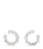 Suzanne Kalan white gold diamond mini hoops - British product