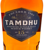 Tamdhu 15-year-old single malt whisky 70cl (British brand)