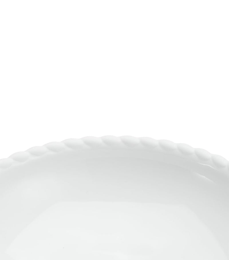Christofle Porcelain Babylone Pasta Plate 21cm - British product