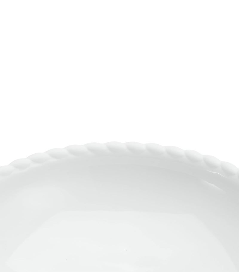 Christofle Porcelain Babylone Pasta Plate 21cm - British product
