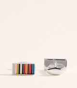 Harrods Paul Smith Signature Stripe Cufflinks- Buy online at McGrocer