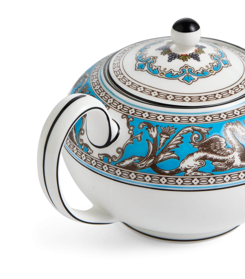 Wedgwood Florentine Turquoise Teapot 300ml (British brand)