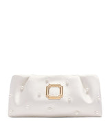 Harrods Malone Souliers Satin Embellished Vittoria Clutch Bag- Buy online at McGrocer