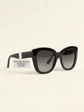 Gucci cat's eye sunglasses black frame grey gradient 52mm - British product