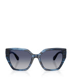 Swarovski irregular sunglasses with crystal temples, imported from the UK