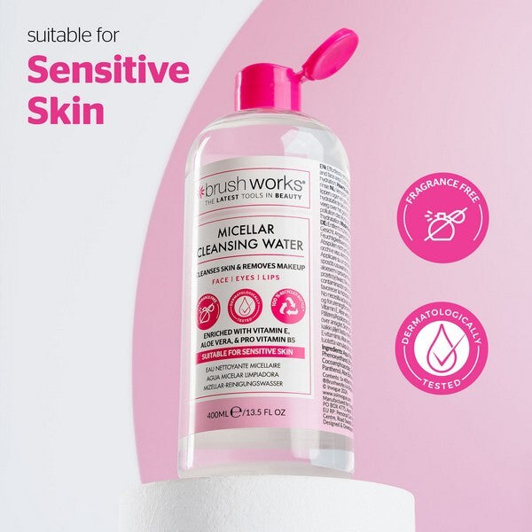 Brushworks micellar cleansing water 400ml - British product