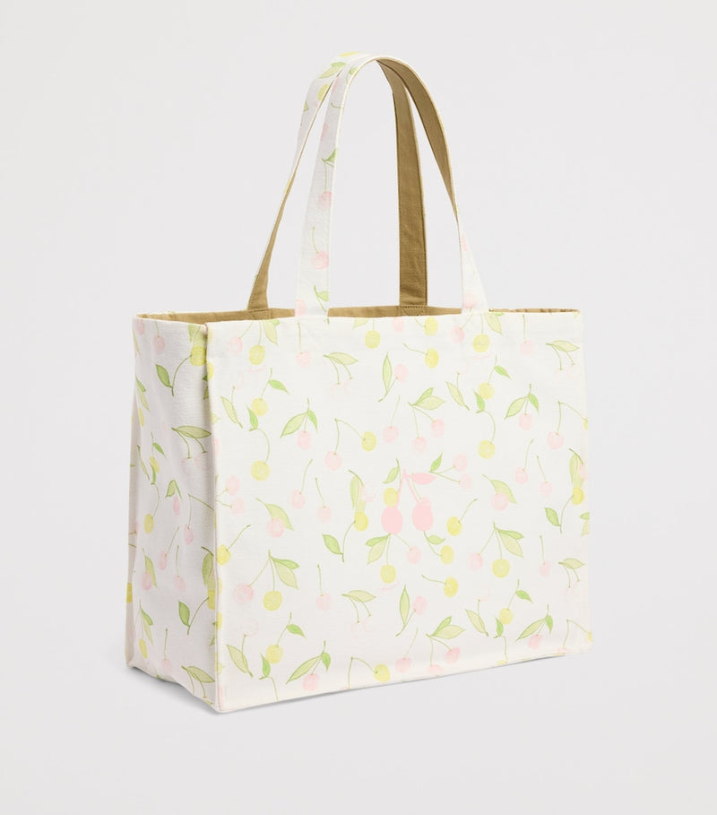 Bonpoint reversible tote bag cherry print, UK version