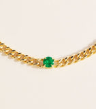 Anita Ko emerald chain bracelet 18kt yellow gold, UK version