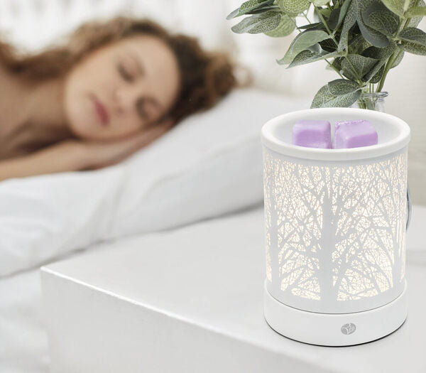 Rio Wax Melt Aroma Diffuser Lamp Forest Design, imported from the UK