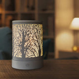 Rio Wax Melt Aroma Diffuser Lamp Forest Design, imported from the UK