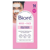 Bioré Deep Cleansing Pore Strips 7 Nose and 7 Face