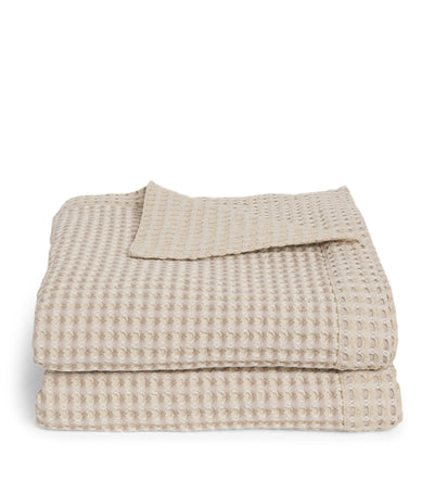 Harrods Peter Reed Textured Checkers Throw 310cm x 150cm- Buy online at McGrocer