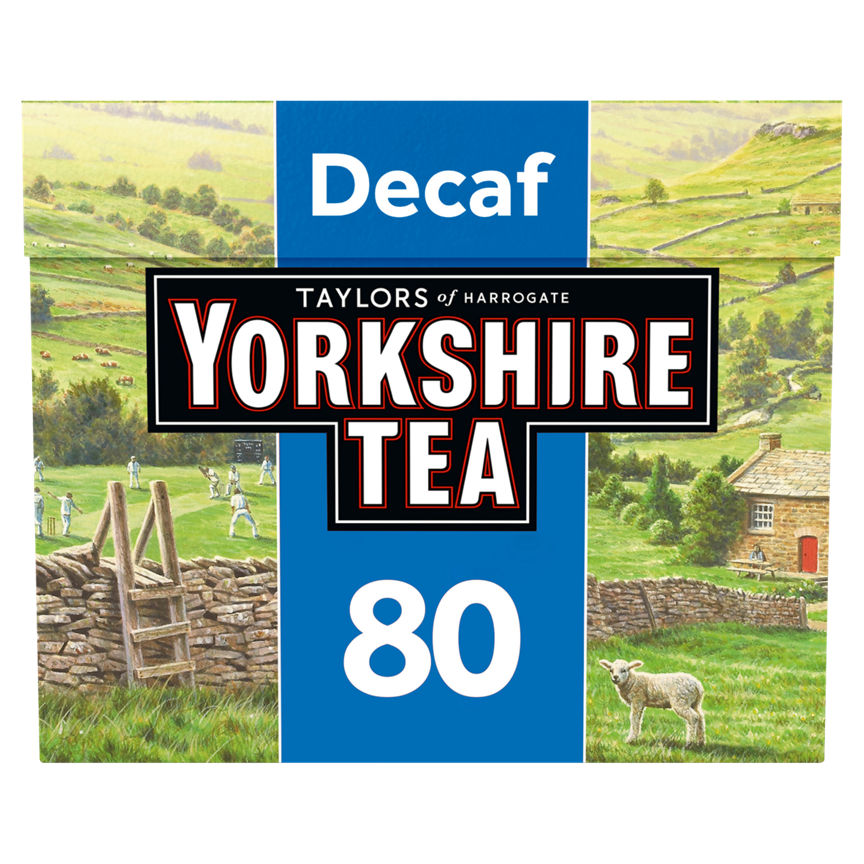Taylors of Harrogate Yorkshire Tea Decaf 80 Tea Bags GOODS ASDA