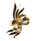 Miu Miu bow brooch gold-tone brass, UK version