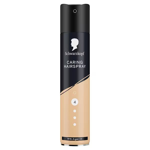 Schwarzkopf caring hairspray 250ml (British brand)