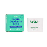 Holland & Barrett WILD Fresh Cotton & Sea Salt Sensitive Natural Deodorant Refill 40g- Buy online at McGrocer