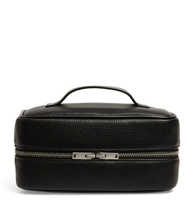Harrods Sandro Paris Grained Travel Wash Bag- Buy online at McGrocer