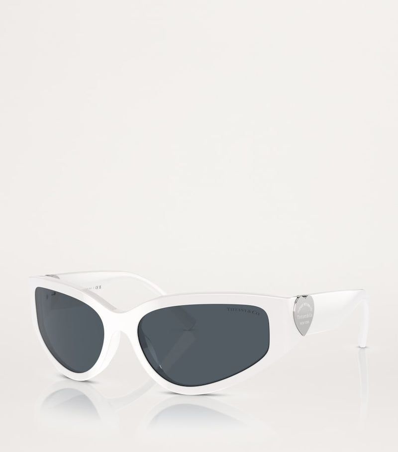 Tiffany & Co. oval acetate sunglasses (British brand)