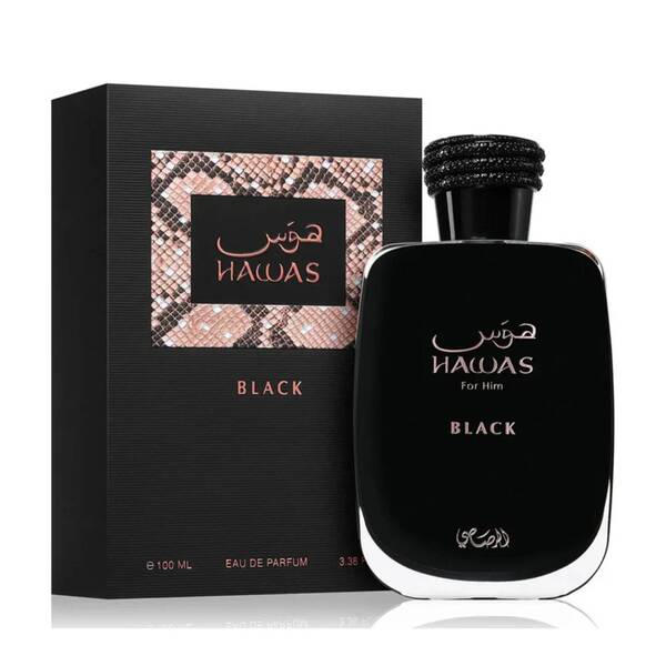 Rasasi Hawas Black Eau de Parfum 100ml (British brand)
