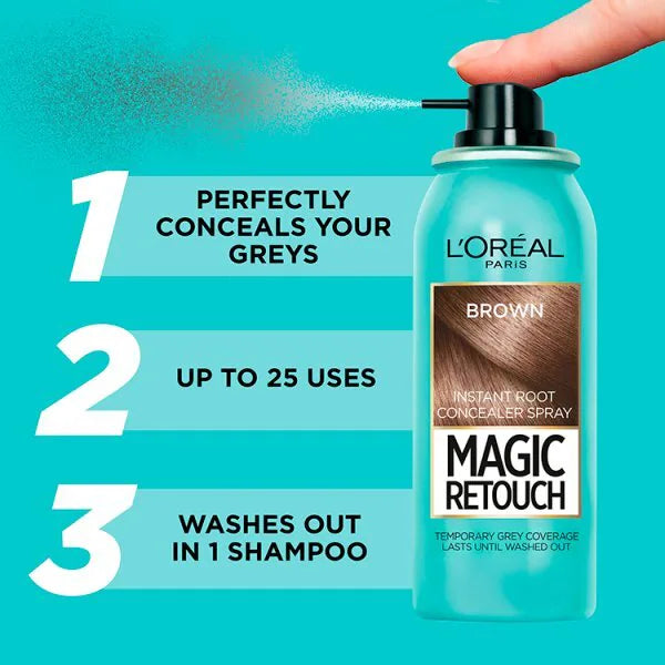 L'Oréal Magic Retouch Brown Root Concealer, imported from the UK