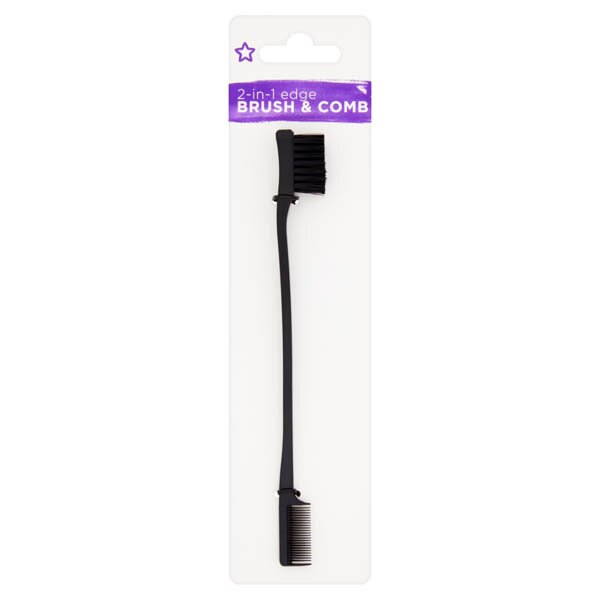 Superdrug 2-in-1 Edge Brush & Comb GOODS Superdrug