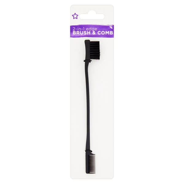 Superdrug 2-in-1 Edge Brush & Comb GOODS Superdrug