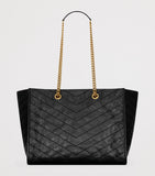 Saint Laurent Niki East-West medium shopping bag crinkled leather, UK version