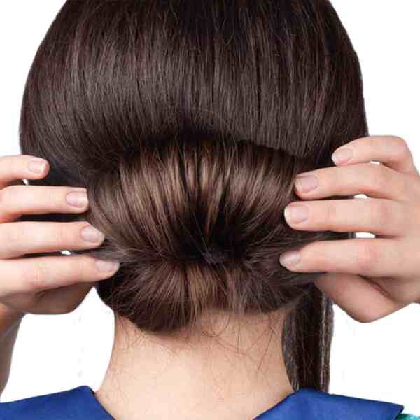 Aquarius Hair Bun Maker Donut Black - British product