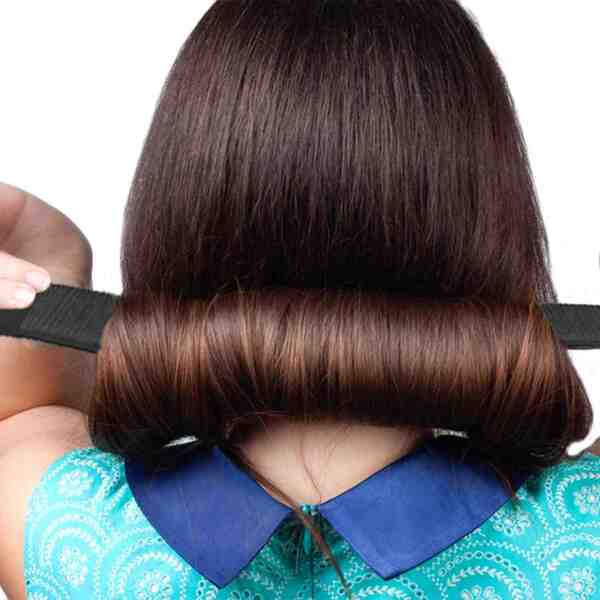 Aquarius Hair Bun Maker Donut Black - British product