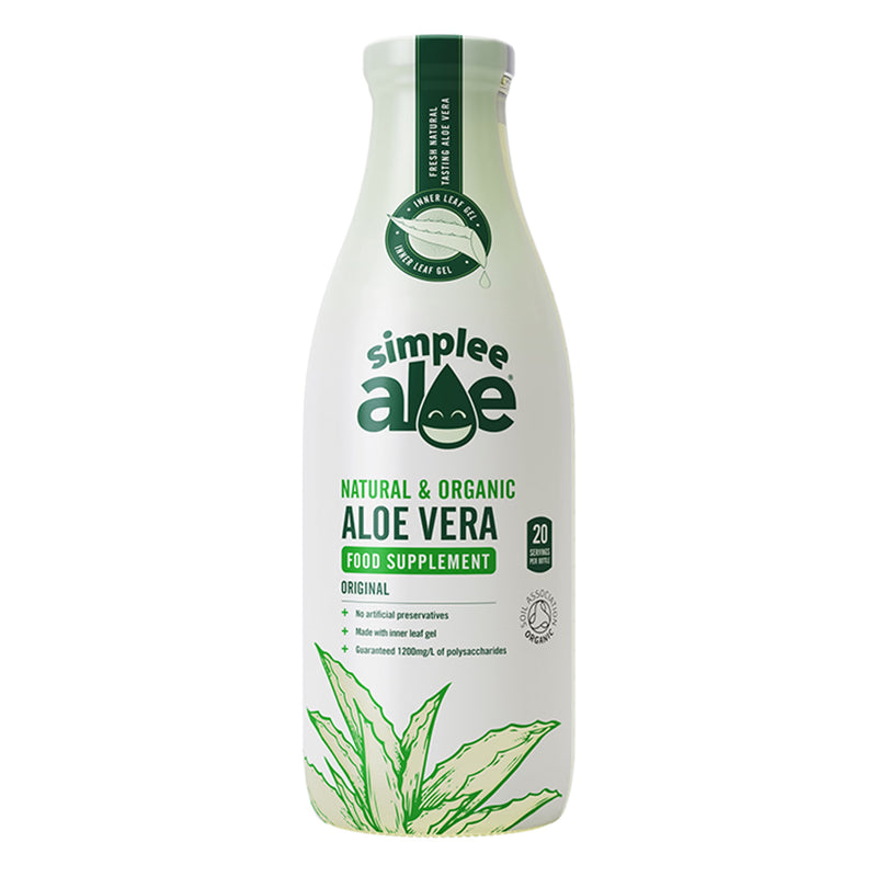 Simplee Aloe Organic Aloe Vera Juice 1 Litre (British brand)