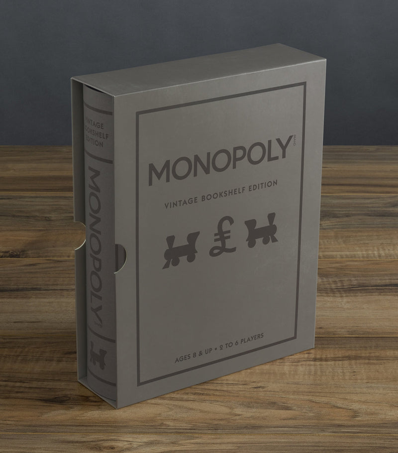 Monopoly Vintage Bookshelf Edition board game (British brand)