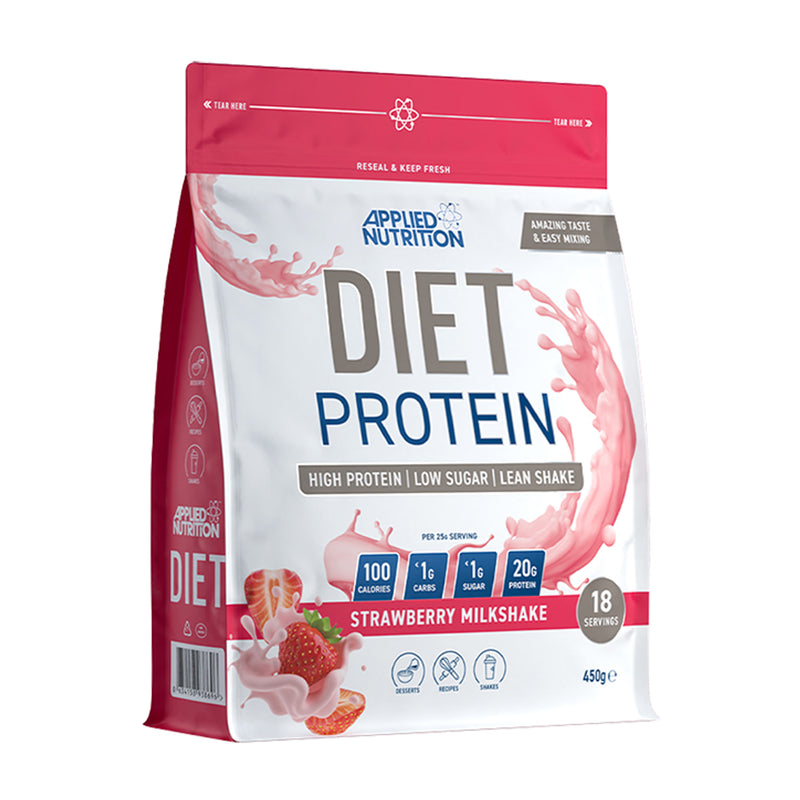 Applied Nutrition Diet Protein Strawberry Milkshake 450g - British product