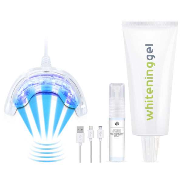 Rio teeth whitening advanced blue light kit, imported from the UK