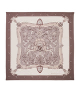 Harrods Aspinal of London Silk Signature Scarf 90cm x 90cm- Buy online at McGrocer