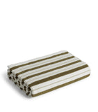 BAINA organic cotton striped bath towel 70cm x 140cm - British product