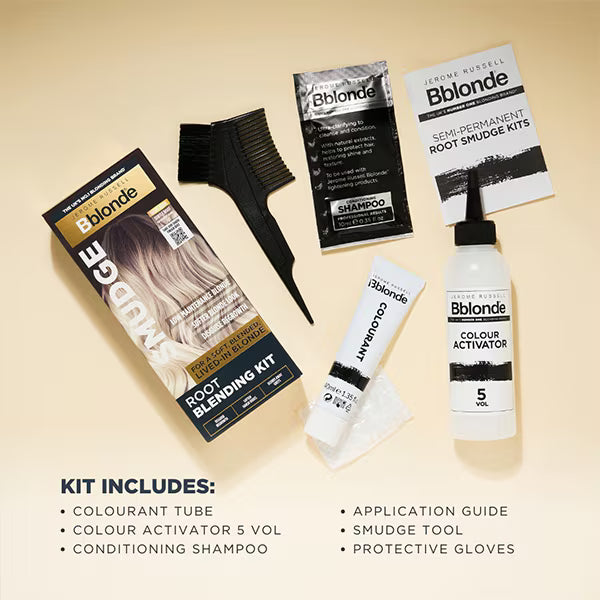 Jerome Russell Smudge Subtle Cool root touch up hair dye, imported from the UK