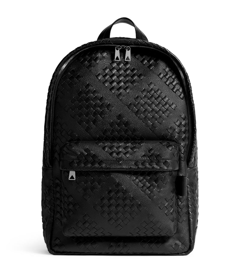 Bottega Veneta diamond leather backpack, UK version