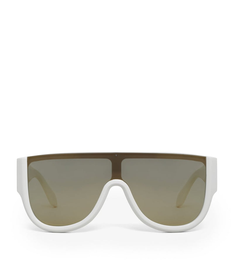 Alaïa square sunglasses with oversized frame - British product