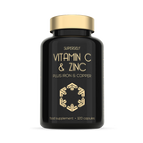 Holland & Barrett SuperSelf Vitamin C 1000mg with Zinc, Iron, Copper Immune Support Supplement 120 Capsules- Buy online at McGrocer