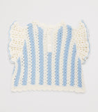 Louise Misha cotton crochet Lyse top 6-24 months, UK version