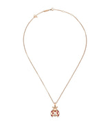 Harrods Chopard Rose Gold, Diamond and Ruby Happy Diamonds Ladybird Necklace, 42cm- Buy online at McGrocer