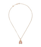 Chopard Happy Diamonds ladybird necklace rose gold diamonds rubies, UK version