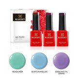 Bluesky Mini Trio Set Festival Fever Gel Polish 15ml - British product