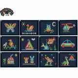 Small World Toys creative art lights pegboard set (British brand)