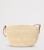 LOEWE Eclipse Pochette handwoven raffia bag, imported from the UK