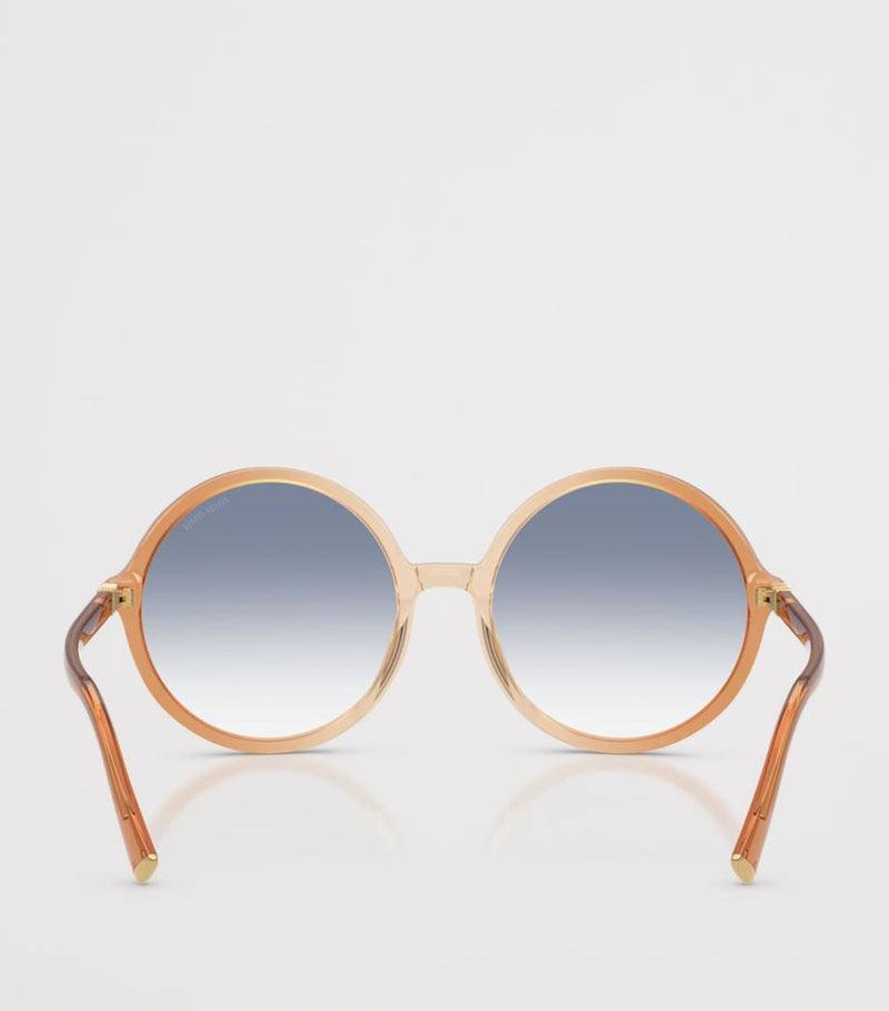 Miu Miu acetate oversized round sunglasses imported from the UK