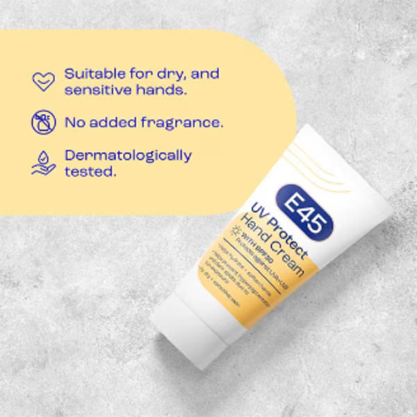 E45 UV Protect Hand Cream SPF 30 - British product